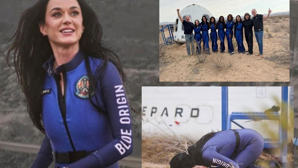 Katy Perry’nin uzay yolculuğunda dikkat çeken detay: Yanında götürdü, dönünce gökyüzüne doğru tuttu! Nedenini açıkladı…